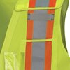 Pioneer Safety Vest, Tear-Away, Hi-Vis Orange, S/M V1021061U-S/M